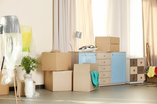 Office removals team planning a move in Haringey