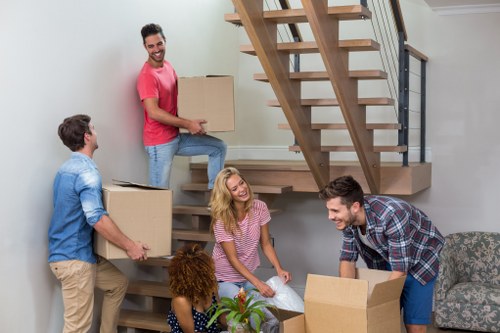 Commercial moving team planning a business relocation in Haringey