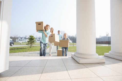 Variety of box sizes and wrapping supplies for packing belongings