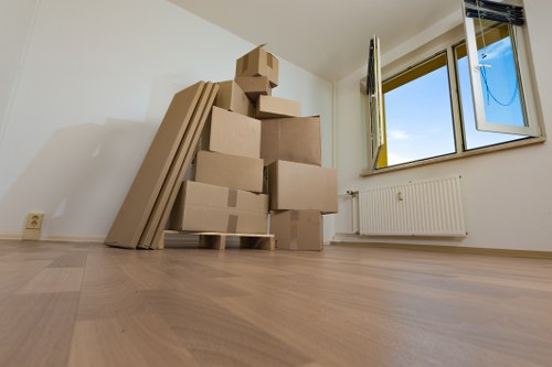 Removal team handling urgent house move in Haringey