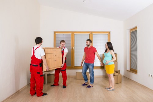 Moving truck service supporting a local home move in Haringey