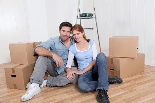 Commercial removal van service for a local business move