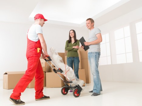 Packing and preparation for a man and van booking in Haringey